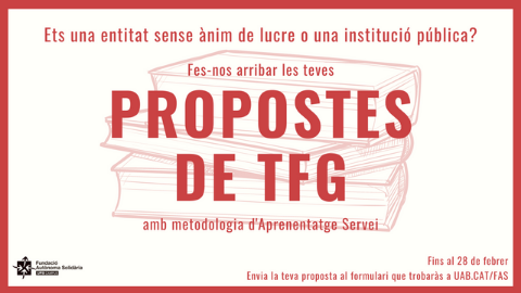 Fes una proposta de TFG amb metodologia ApS